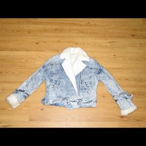 Medium Mebon jean jacket with wool lining (NWT)